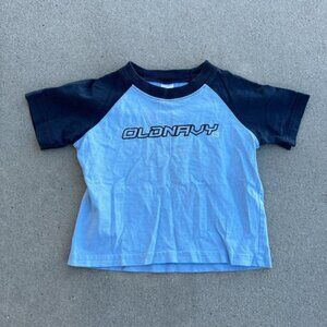 Vintage Old Navy Black and White Graphic Tee